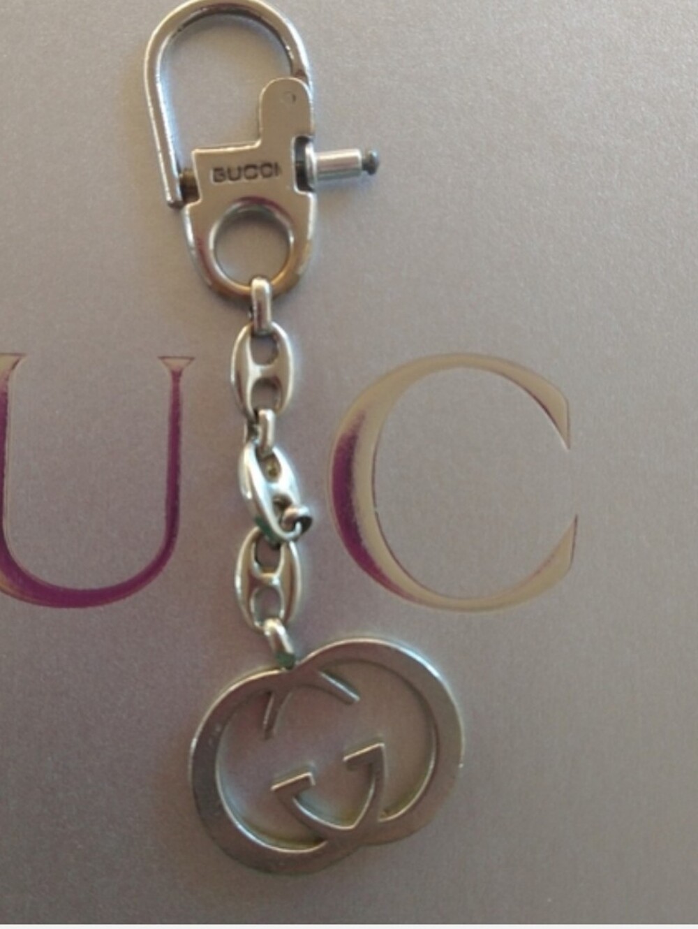 Gucci Vintage 1980's Keychain